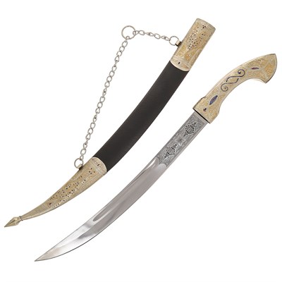 Кинжал (турецкий ятаган) Янычар (с эмалью) 15124