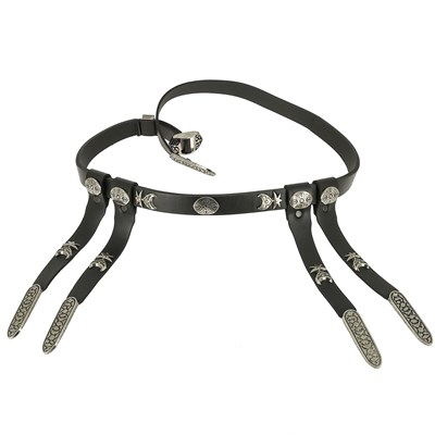 Кавказский наборный пояс детский (экокожа) 12075