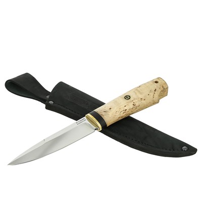 Нож Игла (сталь Х12МФ, рукоять карельская береза) 14419 - фото 12081