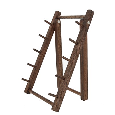 Деревянная подставка для ножей складная (дуб) 10036