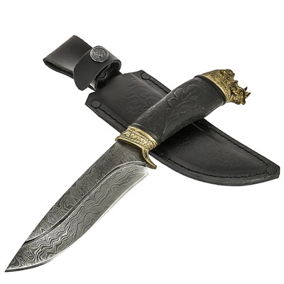 Кизлярский нож разделочный Секач (дамасская сталь, рукоять граб) 11836