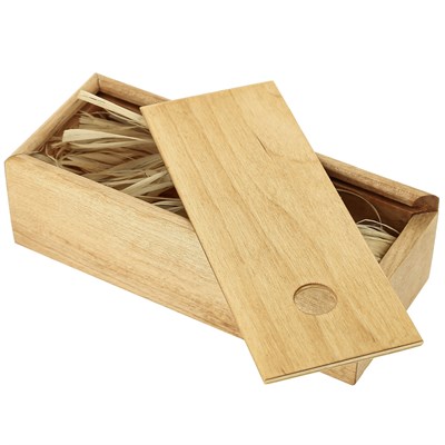 Деревянный футляр-пенал для складного ножа (16х6.5 см) 17390