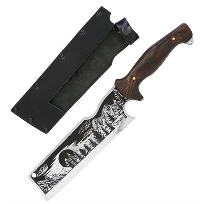 Топорик для разделки мяса Орлан (сталь 65Х13, рукоять орех) 19949
