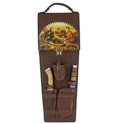 Кизлярский шашлычный набор в кожаном чехле арт.6387 6387
