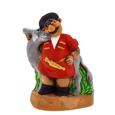 Подарочная статуэтка "Горец и ослик" 3843