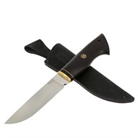 Нож Сталкер (сталь 95Х18, рукоять черный граб) 13597