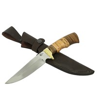 Нож Легионер (сталь 65Х13, рукоять береста, орех) 14470