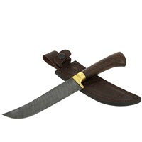 Нож Узбекский (дамасская сталь, рукоять венге) 15338