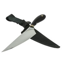 Нож Кухонный большой (сталь 95Х18, рукоять черный граб) 16508