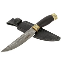 Нож Соболь (дамасская сталь, рукоять граб) 16628