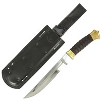 Нож пластунский в чехле (сталь 65Х13, рукоять венге) 5141