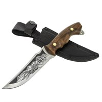 Разделочный нож Тарантул (сталь 65Х13, рукоять орех) 6781