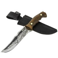 Разделочный нож Скорпион-1 (сталь 65Х13, рукоять орех) 6785