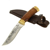 Нож Охотник (сталь Х50CrMoV15, рукоять орех)
