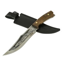 Нож Егерский Кизляр (сталь 65Х13, рукоять орех) 9648