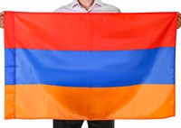 Государственный флаг Армении (70x105 см) 12060