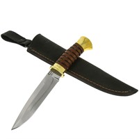 Нож пластунский Витязь (сталь 65Х13, рукоять венге) 11263