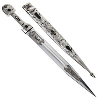 Кавказский кинжал Ирбис с эмалью арт.20012 20012