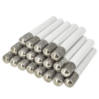 Газыри для черкески набор 20 шт (мельхиор) 7460
