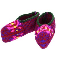 Джурабки-тапочки вязаные ручной работы (шерсть) 15582