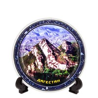 Сувенирная тарелочка "Дагестан" № 4 малая 3011