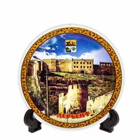 Сувенирная тарелочка "Дербент" № 5 малая 3558