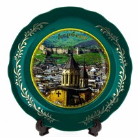 сувенирная тарелка "Дербент" большая №2 3144