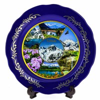 сувенирная тарелка "Кавказ" большая №1 3143