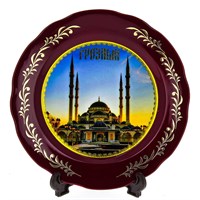 сувенирная тарелка "Грозный" большая №1 3141