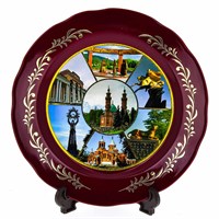 сувенирная тарелка "Владикавказ" большая №1 3139