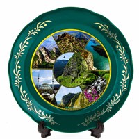 сувенирная тарелка "Дагестан" большая №1 3134