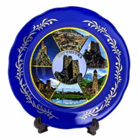 сувенирная тарелка "Ингушетия" большая №3 3129