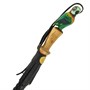 Нагайка "Птичка" с резной рукоятью (натур. кожа) 9571