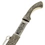 Кинжал (турецкий ятаган) "Янычар" (ножны – натур.кожа, мельхиор) 7748