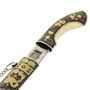 Кинжал (турецкий ятаган) "Янычар" (ножны – мельхиор, эмаль, натур.кожа) 10142