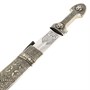 Кавказский кинжал Ирбис №2 (малый, ножны мельхиор) 13925