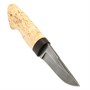Нож Засапожный малый (сталь дамасская, рукоять карельская береза) 13610