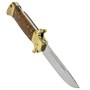Складной нож Финка НКВД Звезда (сталь Х12МФ, рукоять стабилизированная карельская береза, латунь) 16938
