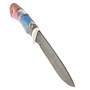 Нож Пират (сталь алмазная ХВ5, рукоять стабилизированная карельская береза, акрил, шишка) 18502