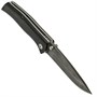 Кизлярский нож складной Гюрза (дамасская сталь, рукоять черный граб) 7896