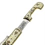 Кавказская шашка ручной работы "Есаул" (ножны – латунь, эмаль) 11811