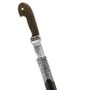 Кавказская шашка с цельной рукоятью Есаул №10 (ножны - мельхиор и натур. кожа) 4221