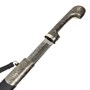 Кавказская шашка Шамиль (ножны – мельхиор, натур. кожа) 8348