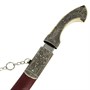 Кинжал (турецкий ятаган) Янычар (ножны мельхиор, натур.кожа) 17359