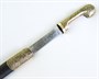 Кавказская шашка Шамиль №5 (ножны – латунь и натур.кожа) 2387