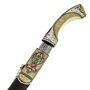 Кинжал (турецкий ятаган) Янычар (ножны – мельхиор, эмаль, натур.кожа) 7387