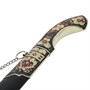 Кинжал (турецкий ятаган) "Янычар" (ножны – мельхиор, эмаль, натур.кожа) 10140