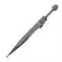 Кавказский кинжал Ирбис №2 (ножны мельхиор) 3983