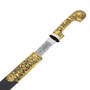 Кавказская шашка Есаул (ножны – латунь и натур.кожа) 9633