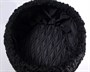 Мужская каракулевая папаха ручной работы черная (сорт - чистопородный пулат) 2270
